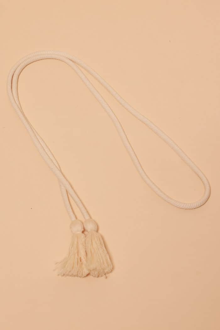 Rope Tie White