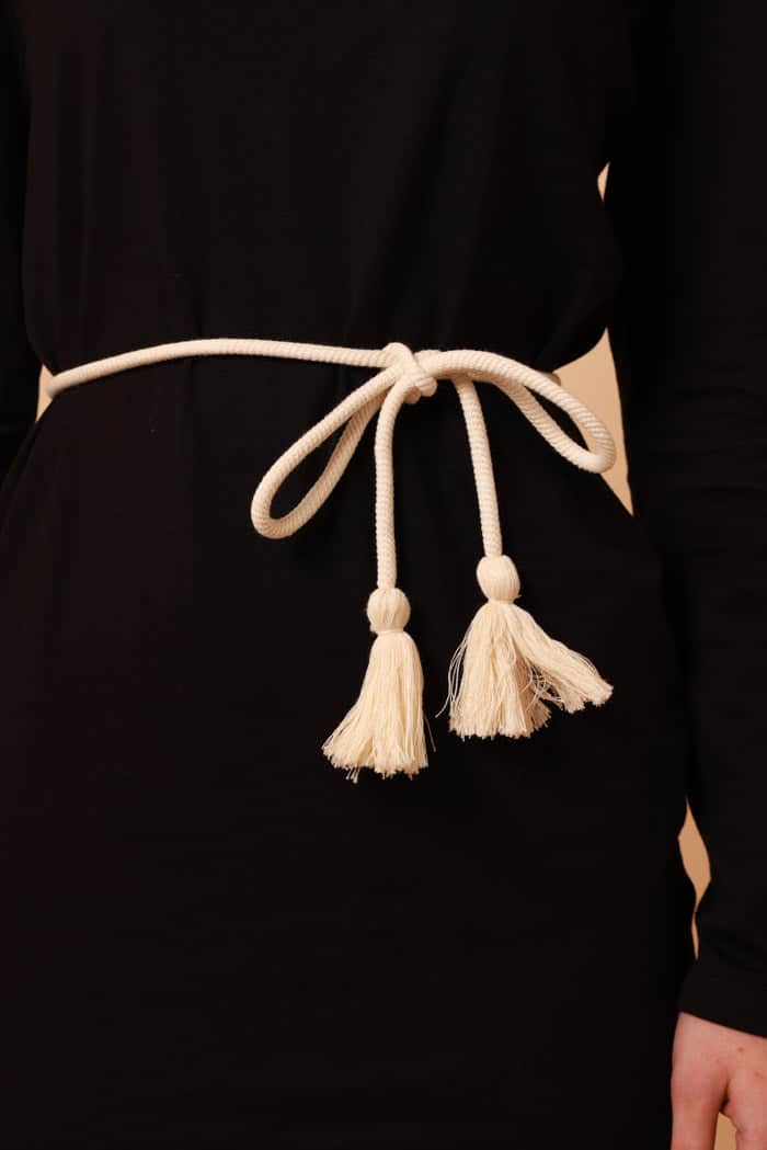 Rope Tie White 5