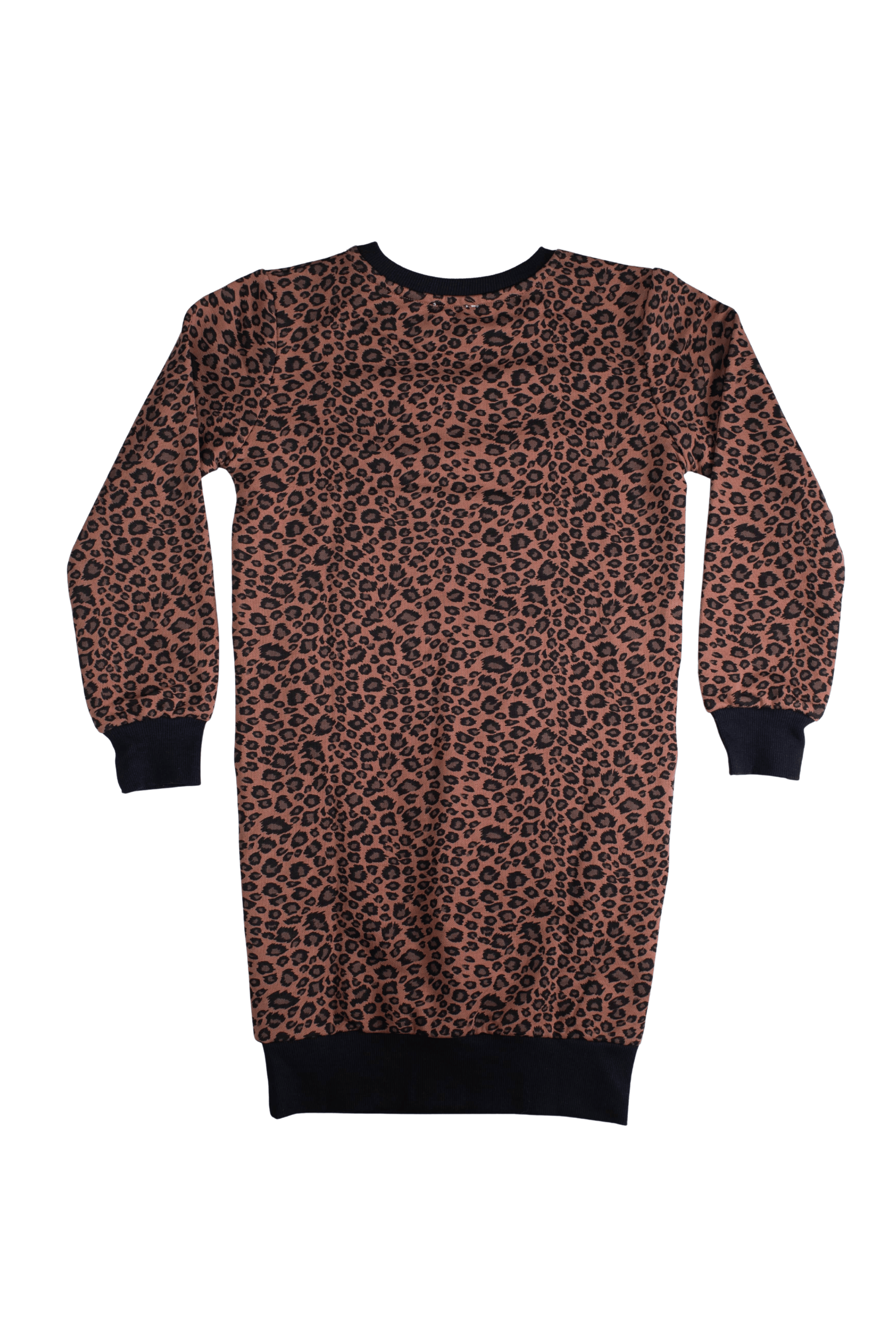 Harper Dress Rust Leopard 3