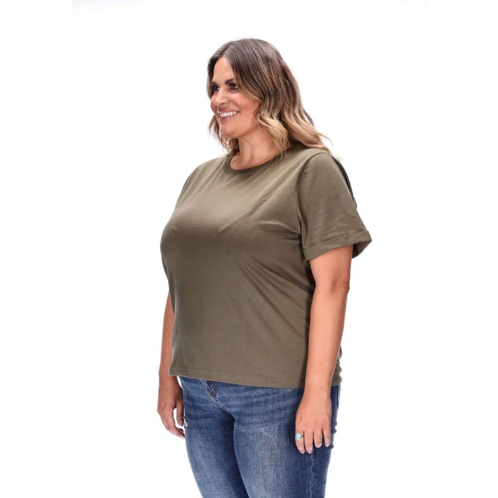 Luna Tee Khaki 3