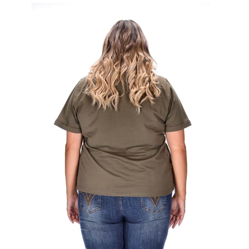 Luna Tee Khaki 4