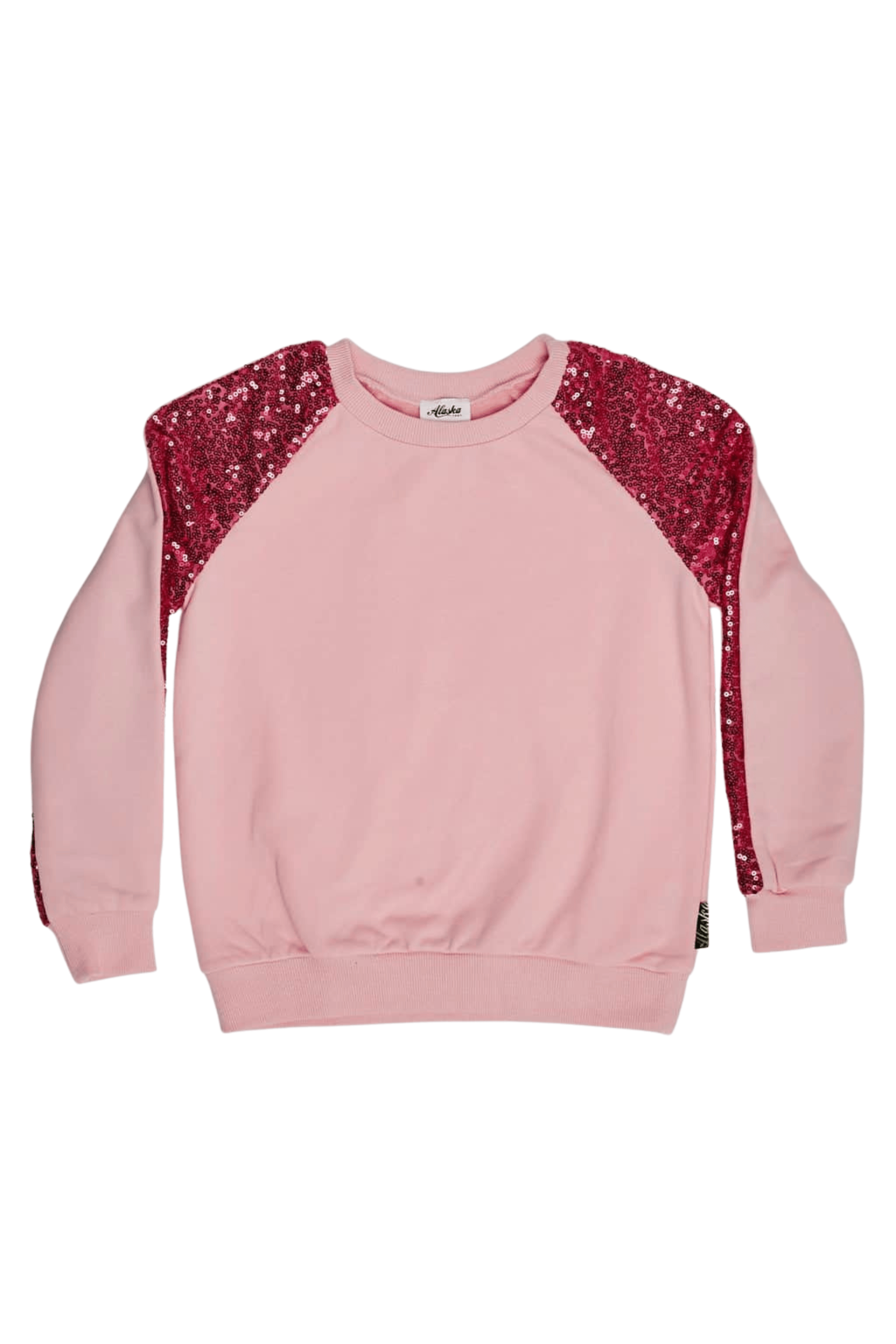 Evie Sequin Sweater Pink
