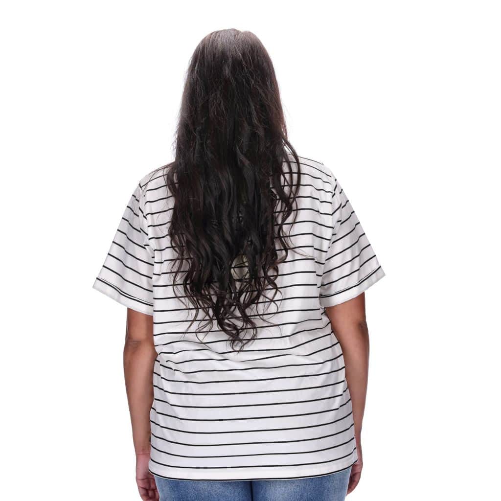 Luna Tee Black Stripe 4
