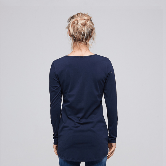 River Long Sleeve Top Navy 3