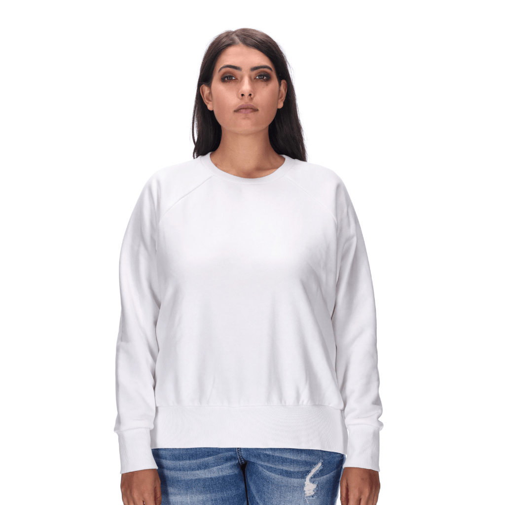 Lynette Sweater White - Plus Size