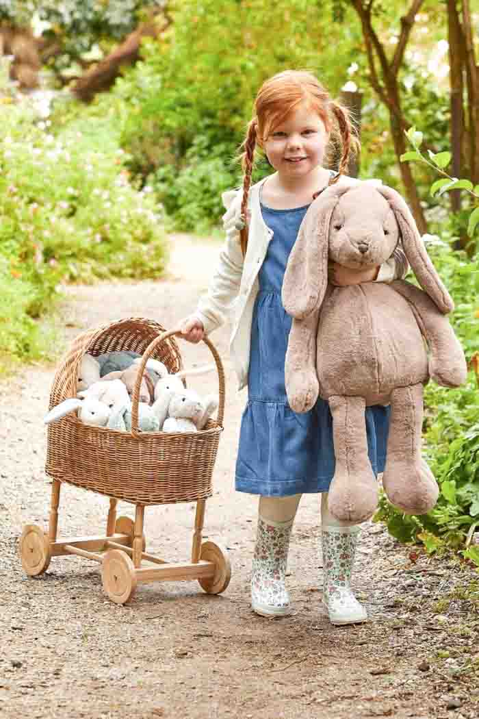 Jiggle & Giggle Taupe Bunny Extra Large 2