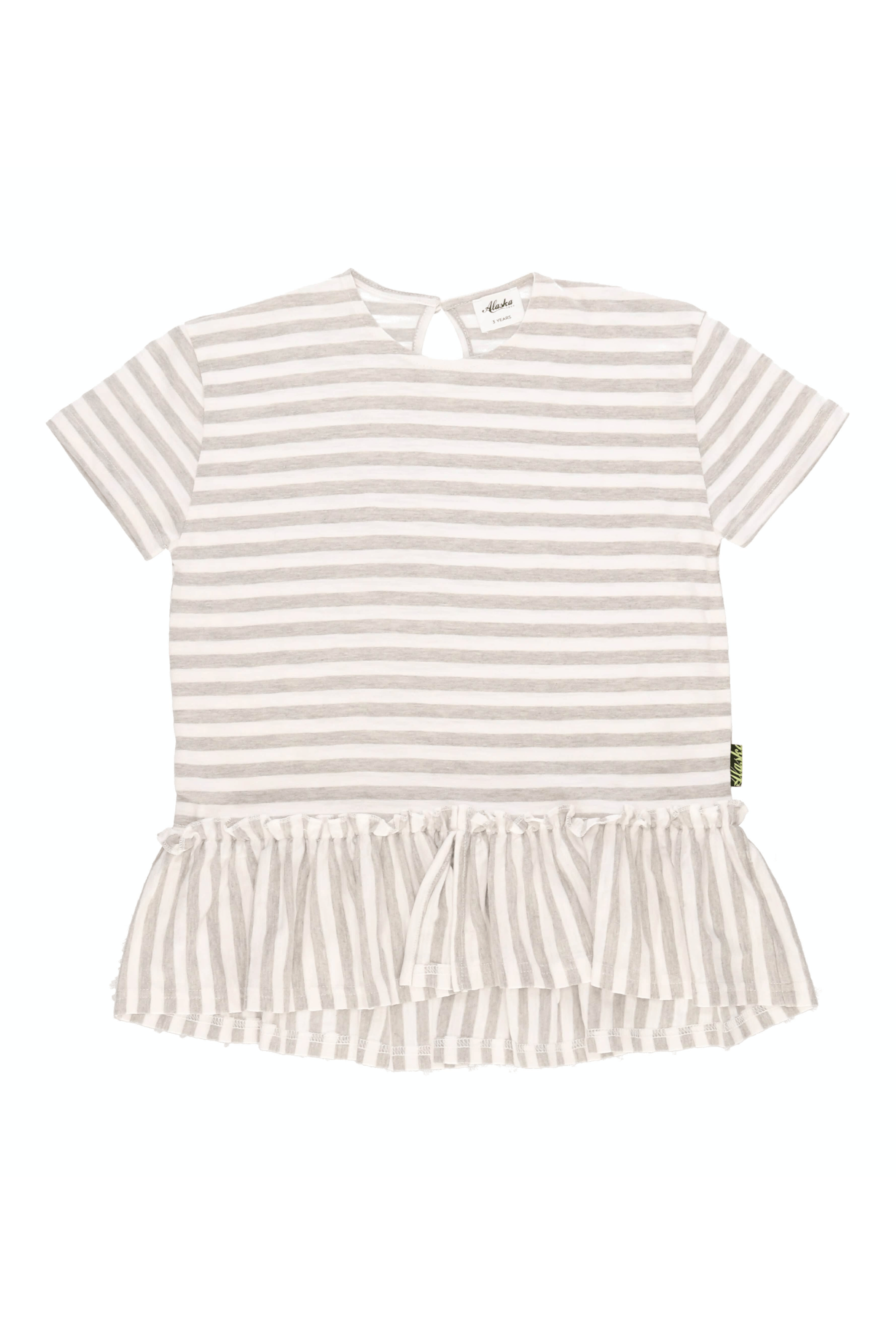 Bree Dress Grey Stripe