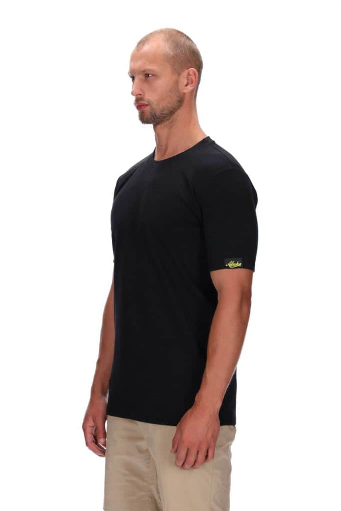 Felix Slim Tee Black Marle 3