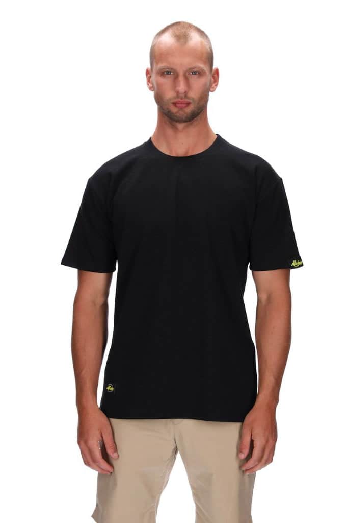 mens black marle tee