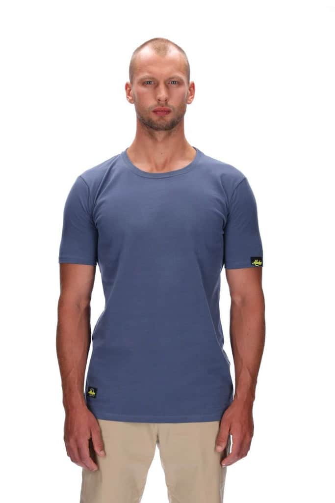 mens slim fitting tee dusty