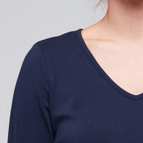 River Long Sleeve Top Navy 4