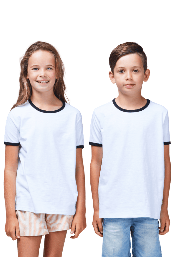 Riley Tee White/Black