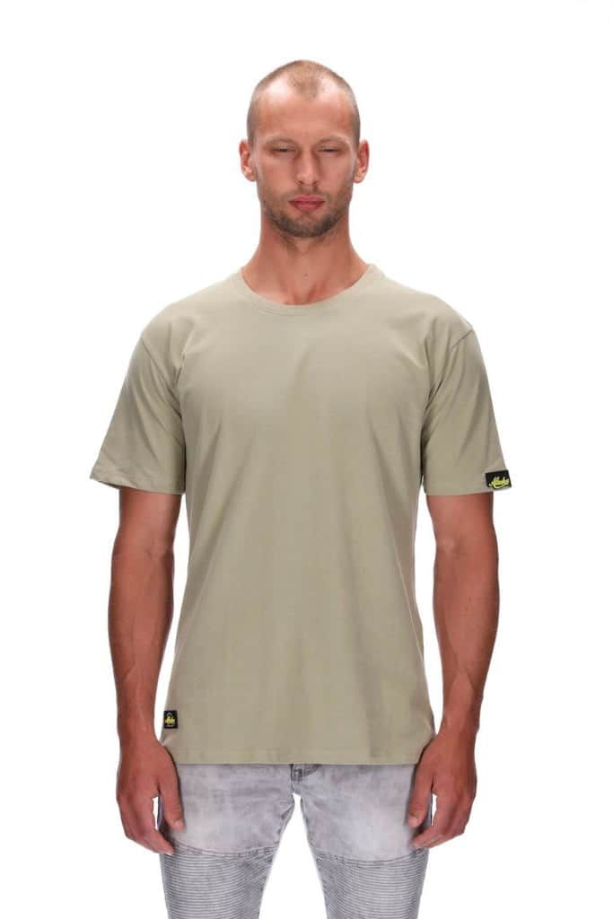 mens tee light green
