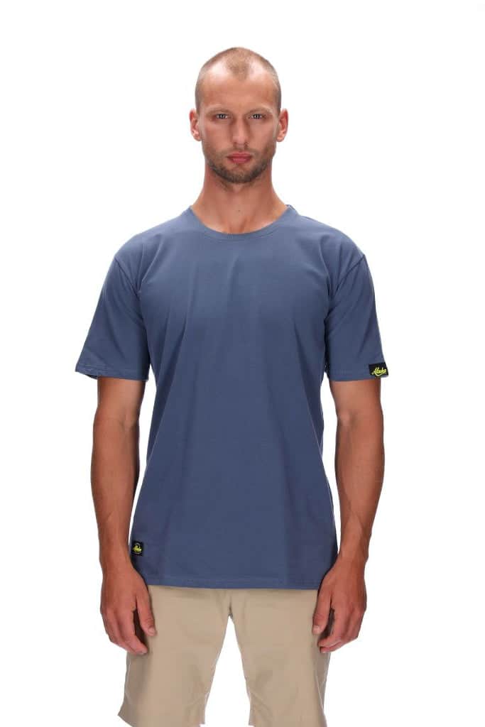 mens tee dusty blue