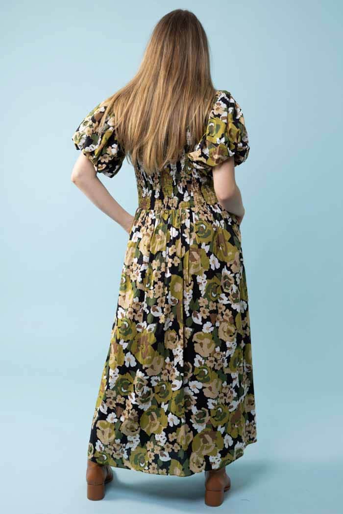 Lennon Dress Green Floral 3