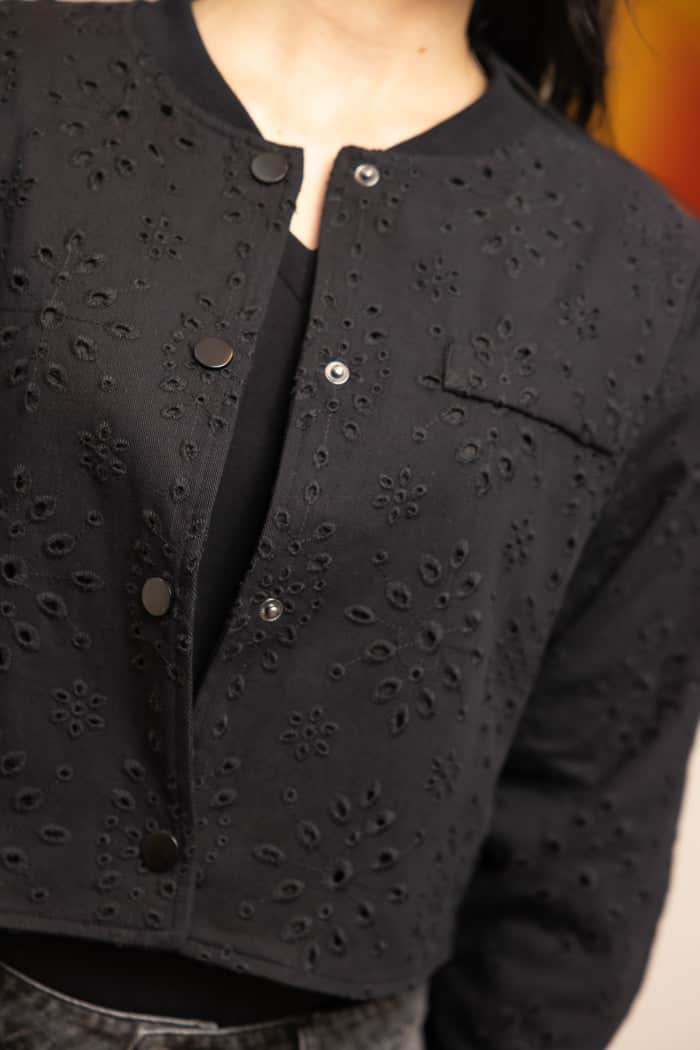 Dani Jacket Embroidered Black 3