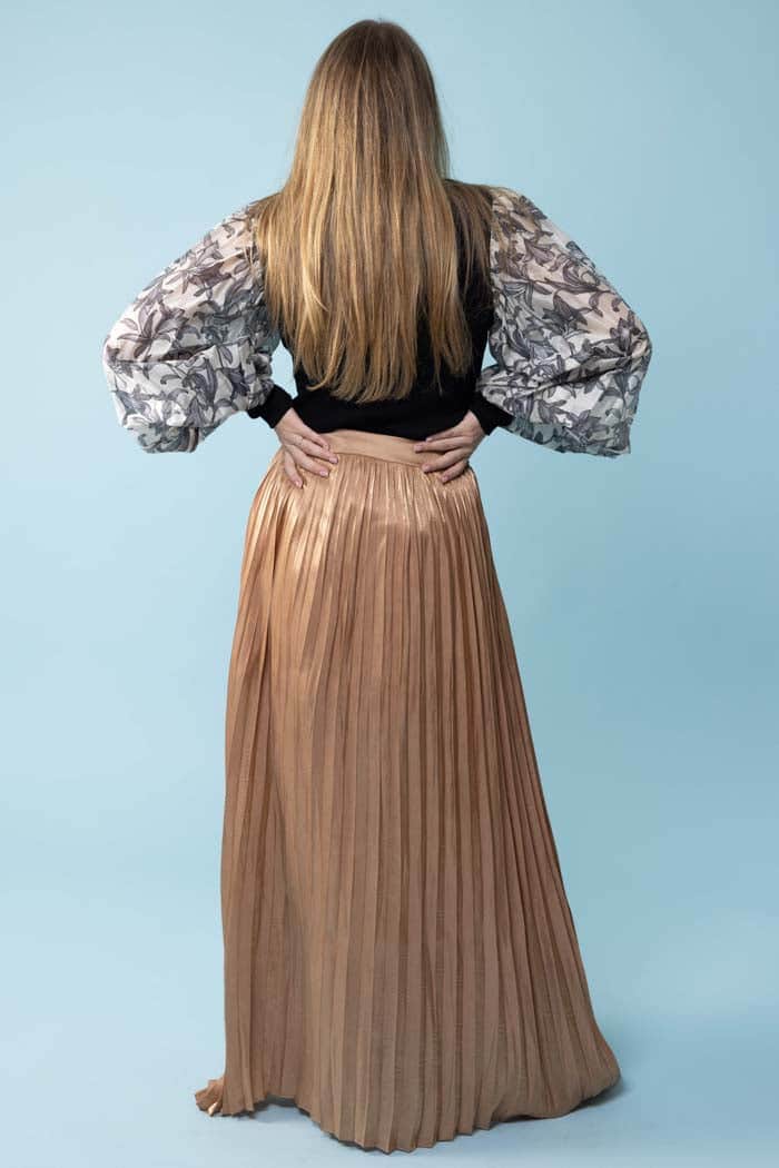 Novalee Maxi Skirt Caramel 3