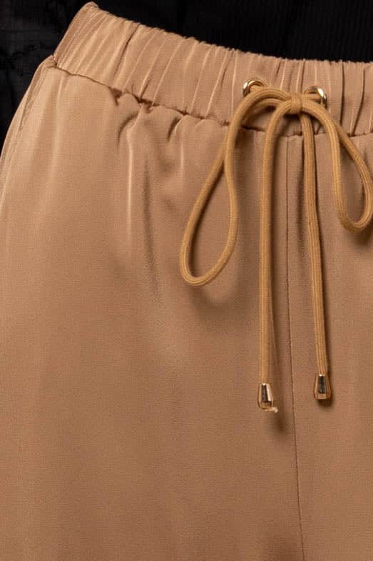 Harry Satin Cargo Pant Caramel 4