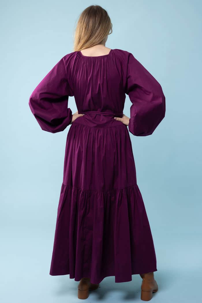 Vivienne Maxi Dress Magenta 3