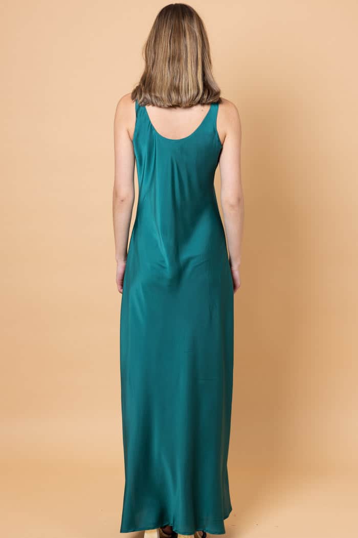 Amber Slip Dress Emerald 3