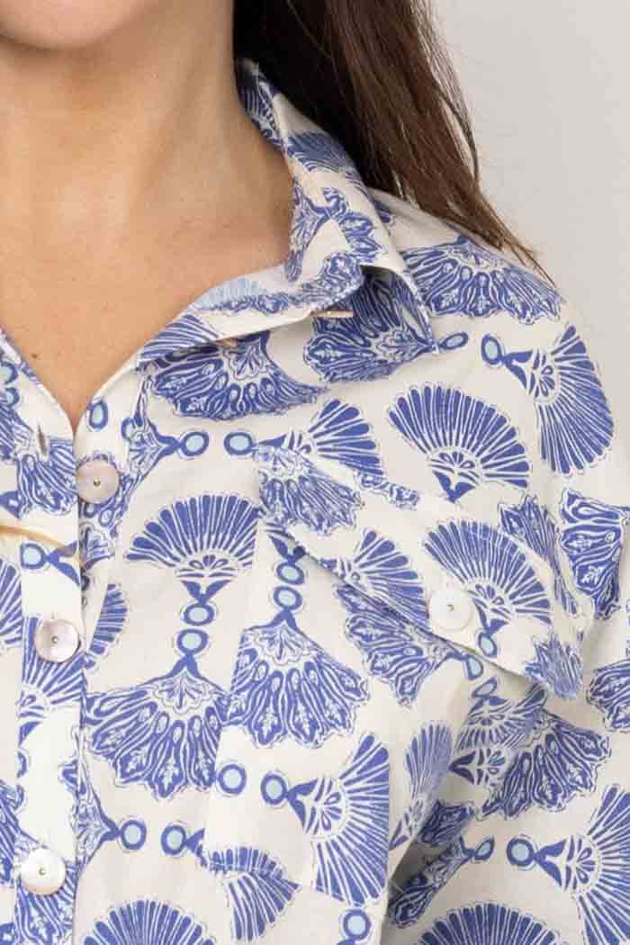 Andee Shirt Blue Print 4