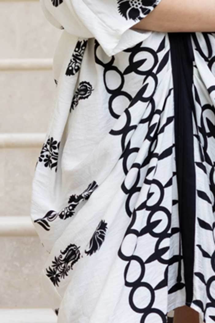 Carson Kaftan Cream Print 4