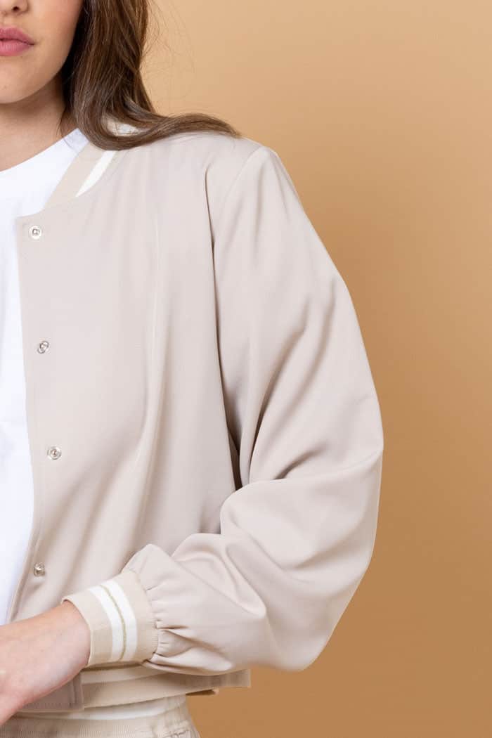 Ashlee Bomber Jacket Beige 4