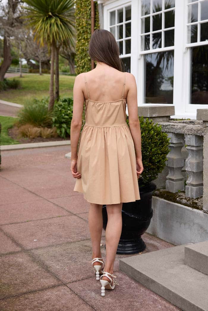 Giana Mini Dress Chain Caramel 3