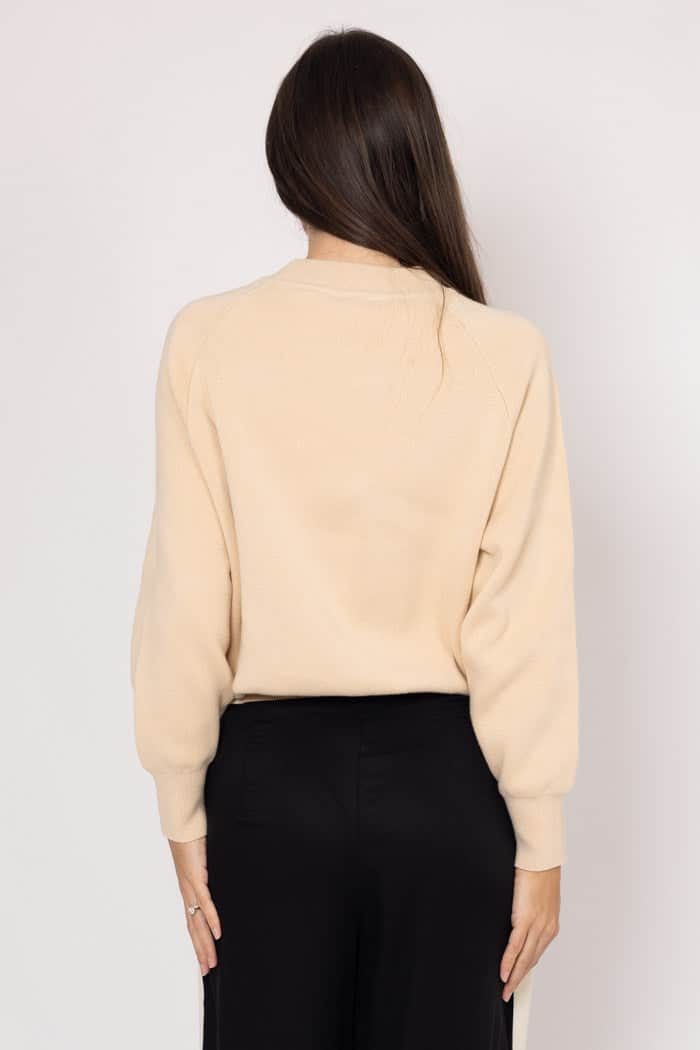 Milan Knit Jumper Beige 3