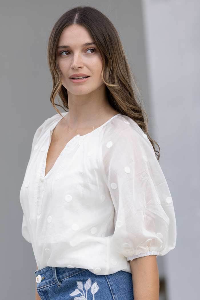 Serena Blouse White 4
