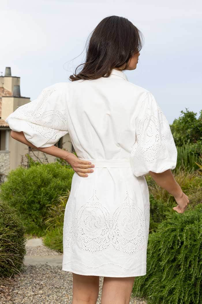 Frida Mini Dress White 3