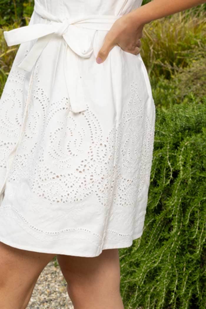 Frida Mini Dress White 4