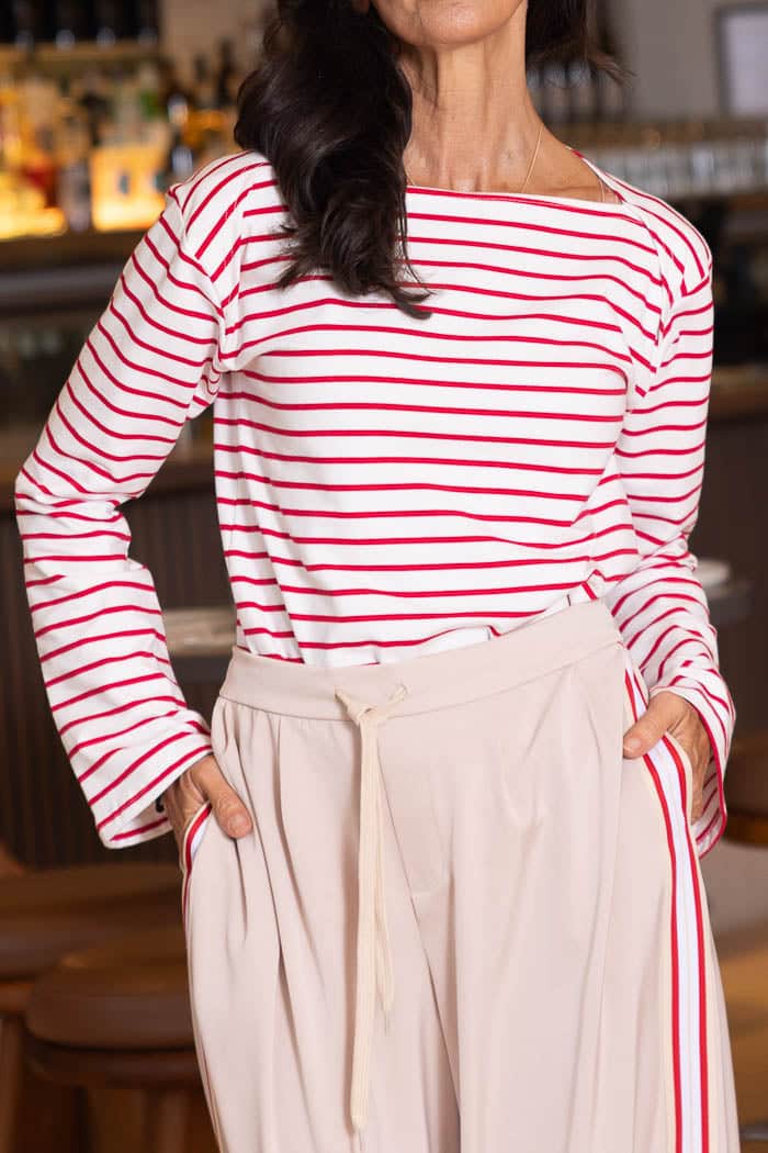 Sailor Top Red and White 2