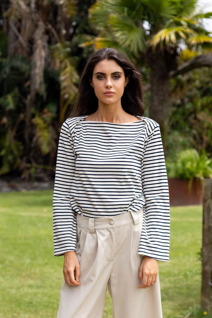 Sailor Top Navy and White 3