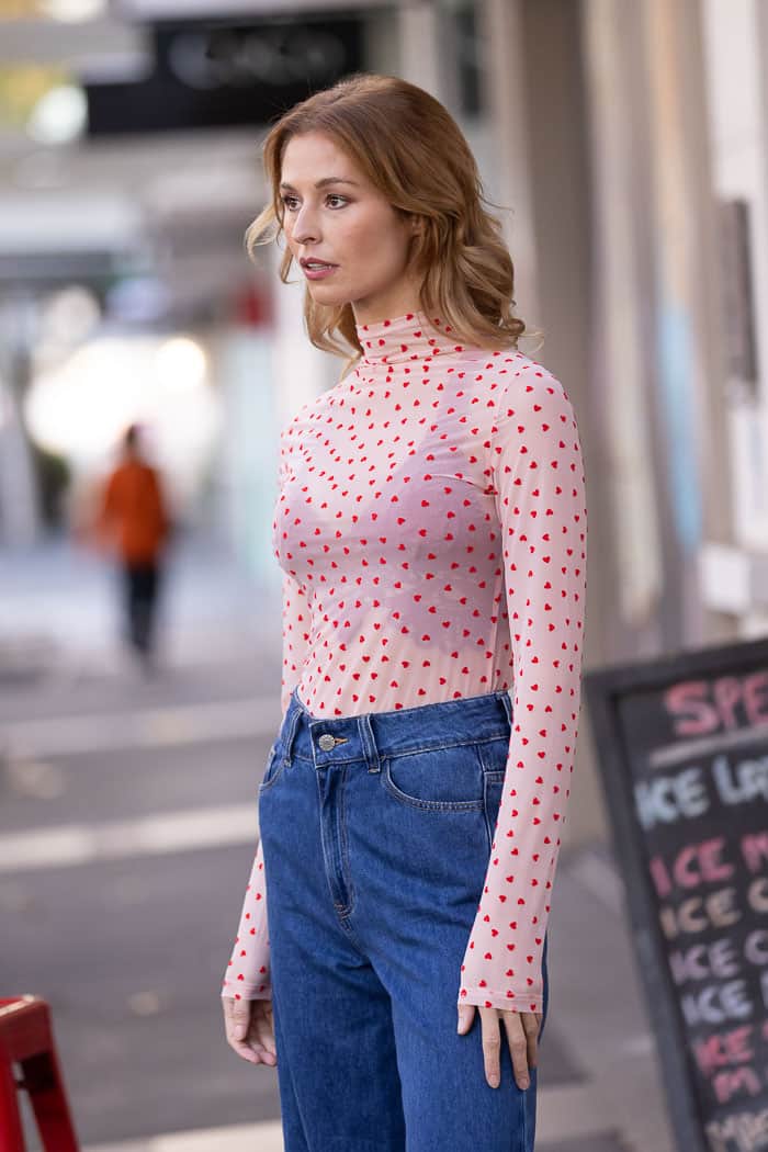 Heart Top Peach 2