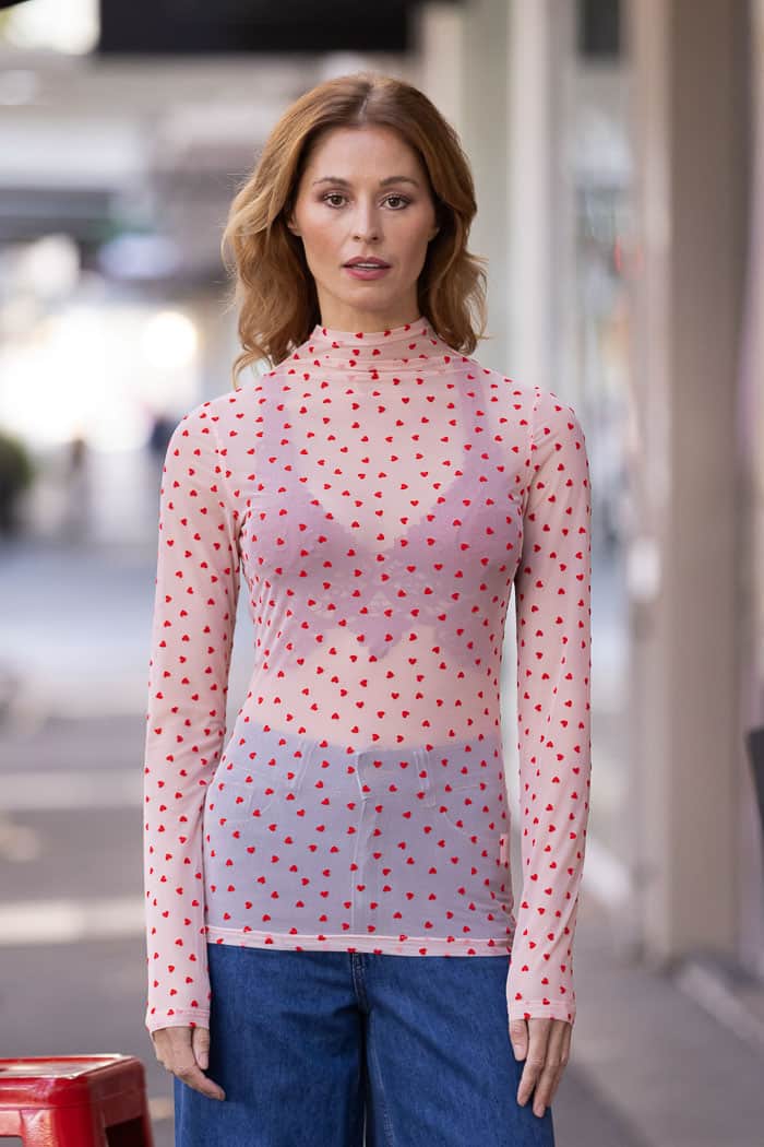 Heart Top Peach 4