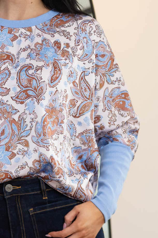 Wolf Me Onyx Blue Paisley 4