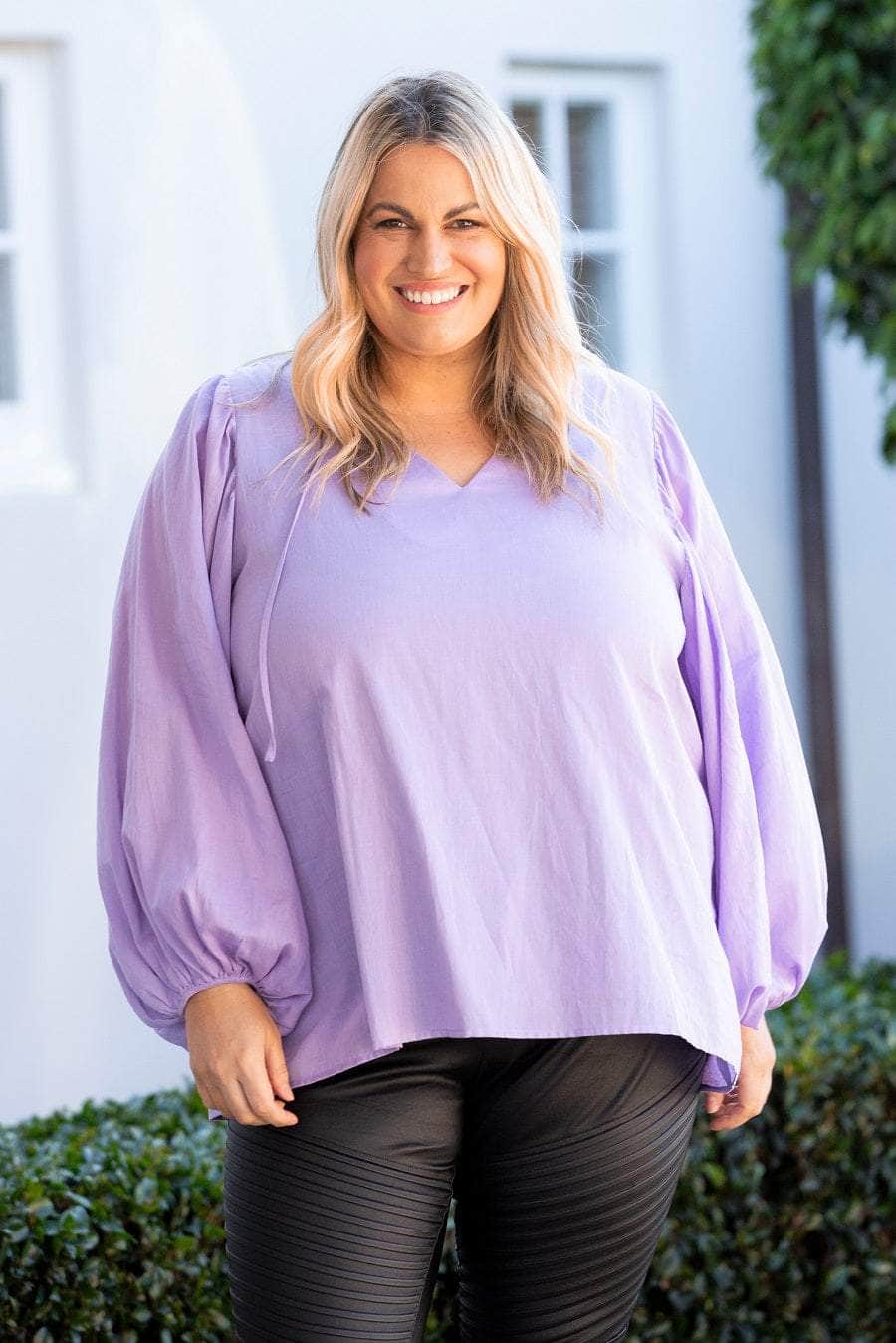 Long Sleeve Top Lilac