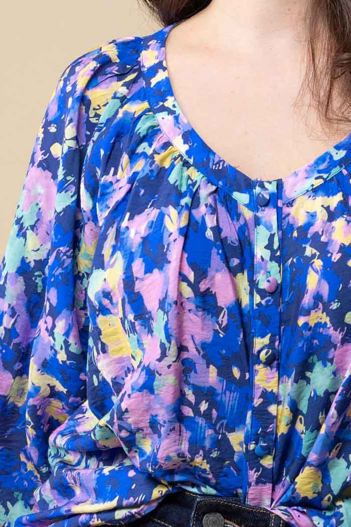 Abigail Blouse Blue 4