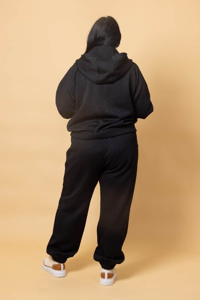 Adalee Pant Embossed Black 6