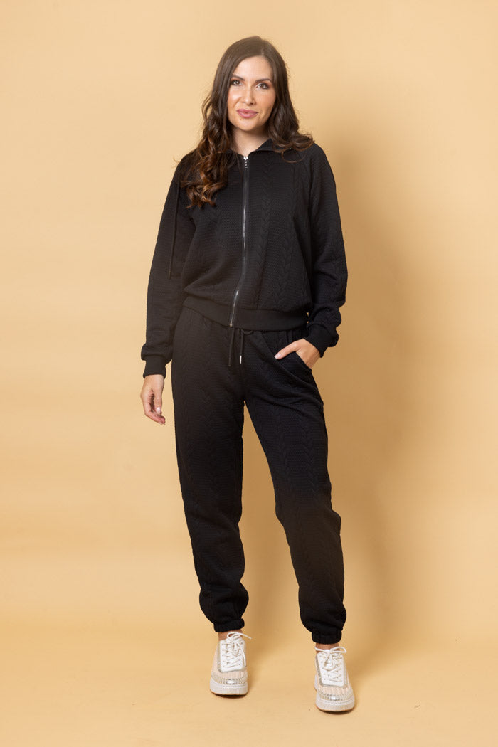 black sweatpants plus size