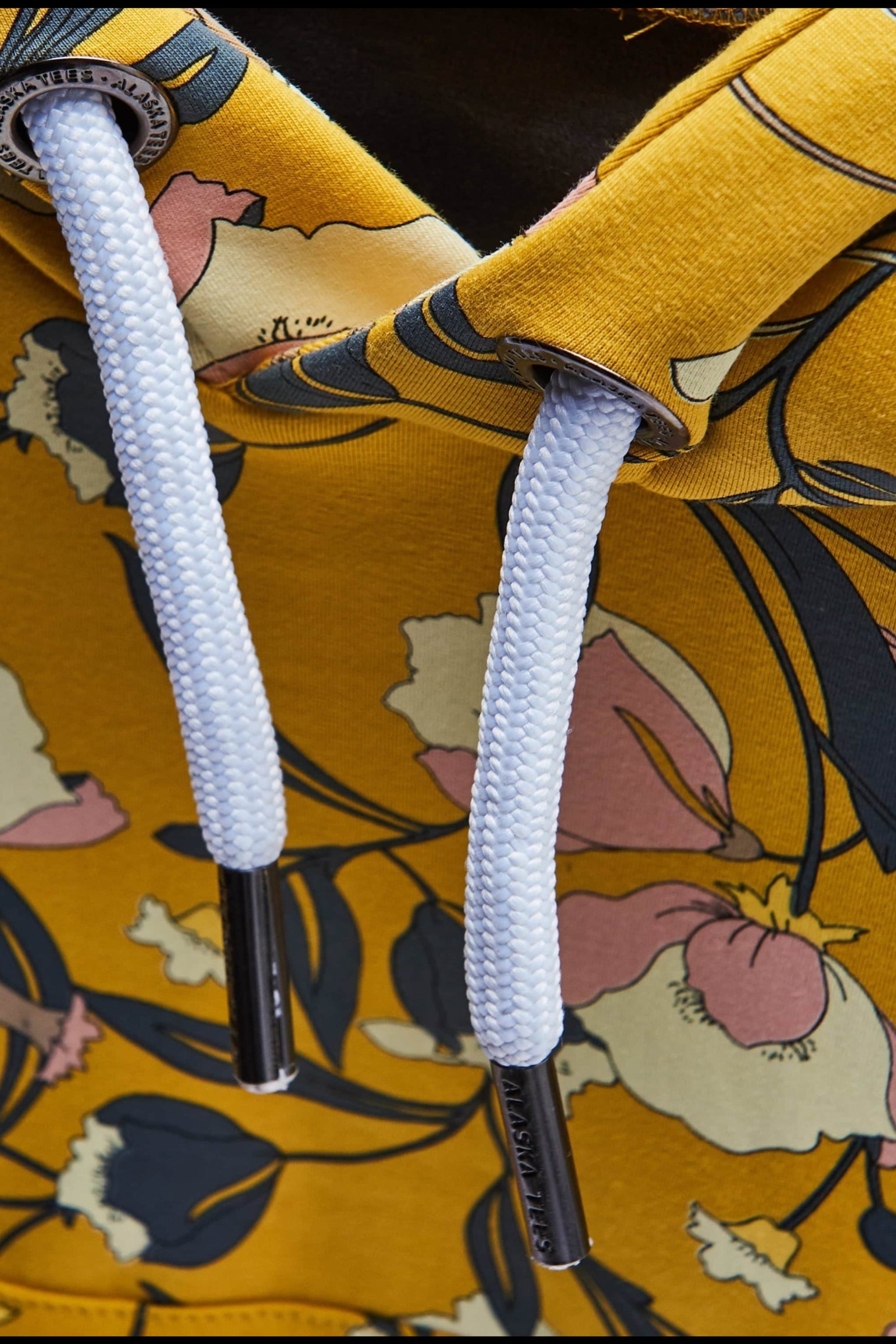 Storm Hoodie Mustard Floral 3
