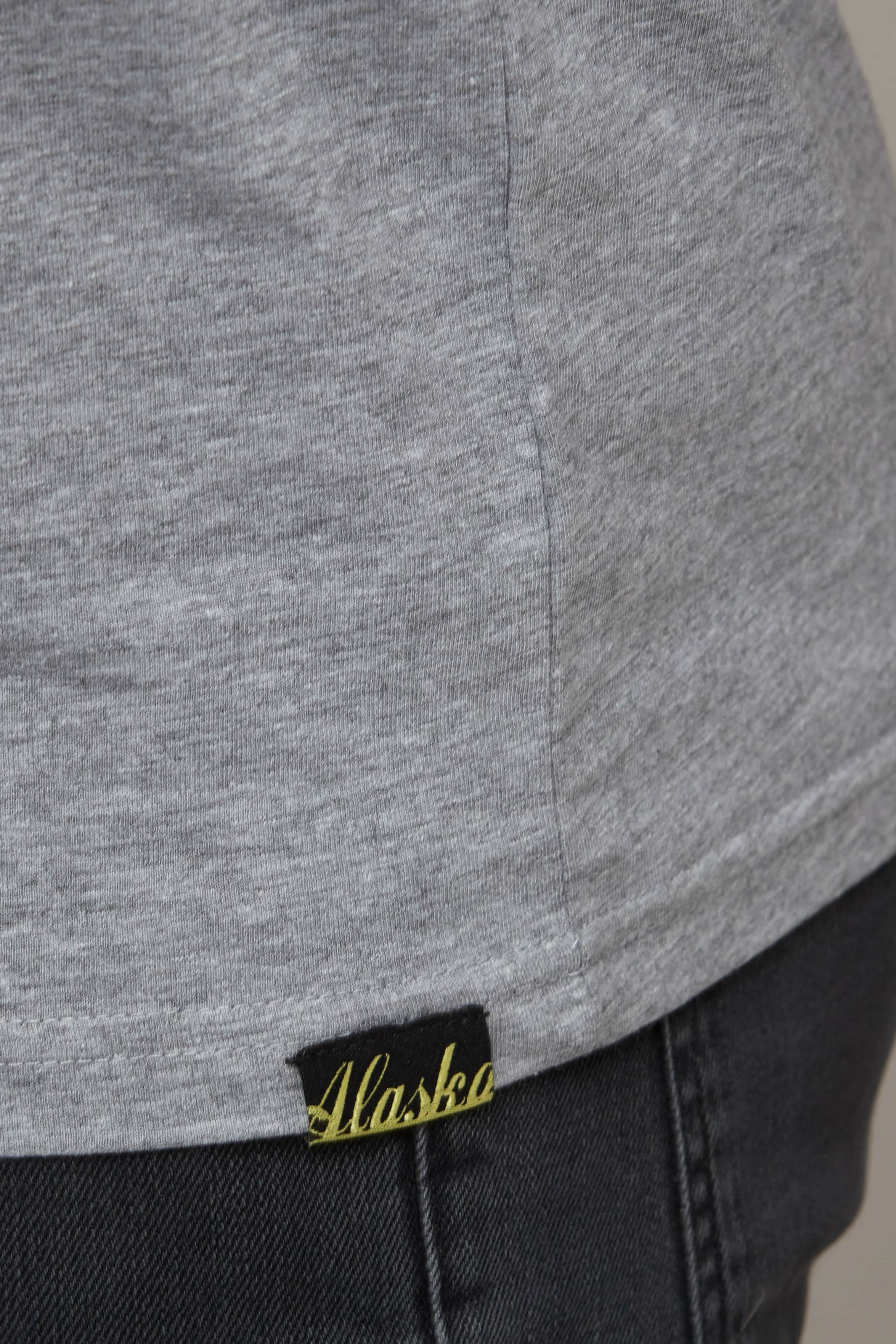 Erik V-Neck Tee Grey Marle 8