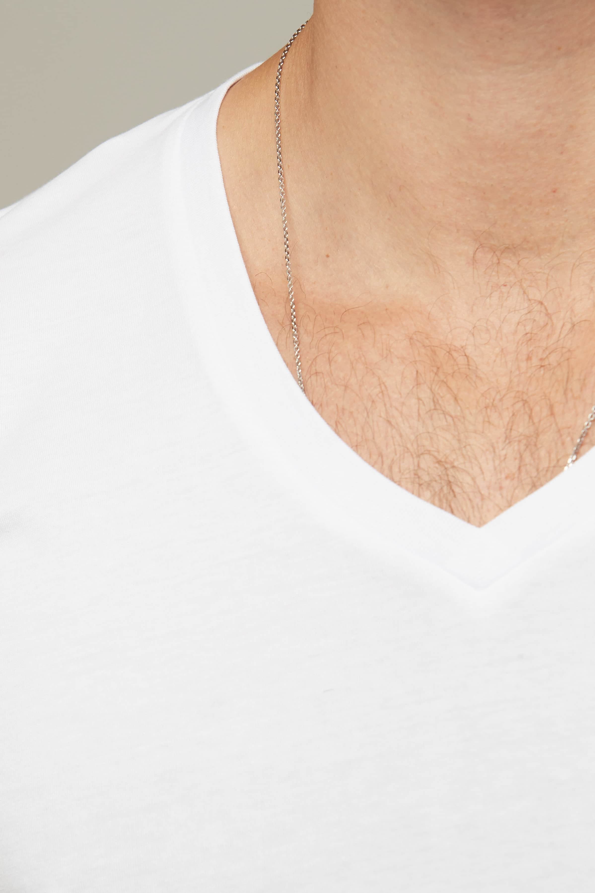 Erik V-Neck Tee White 6