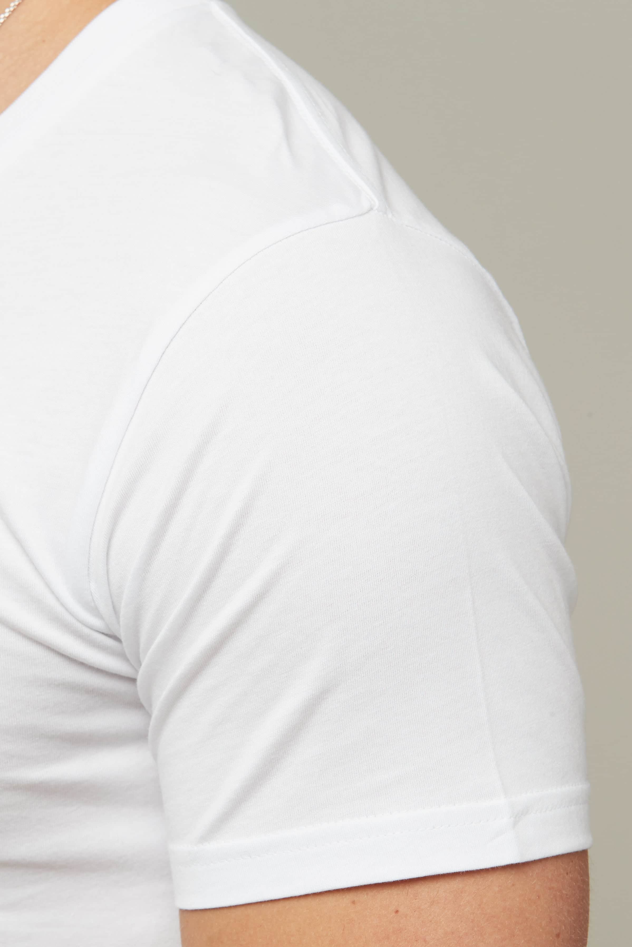 Erik V-Neck Tee White 7