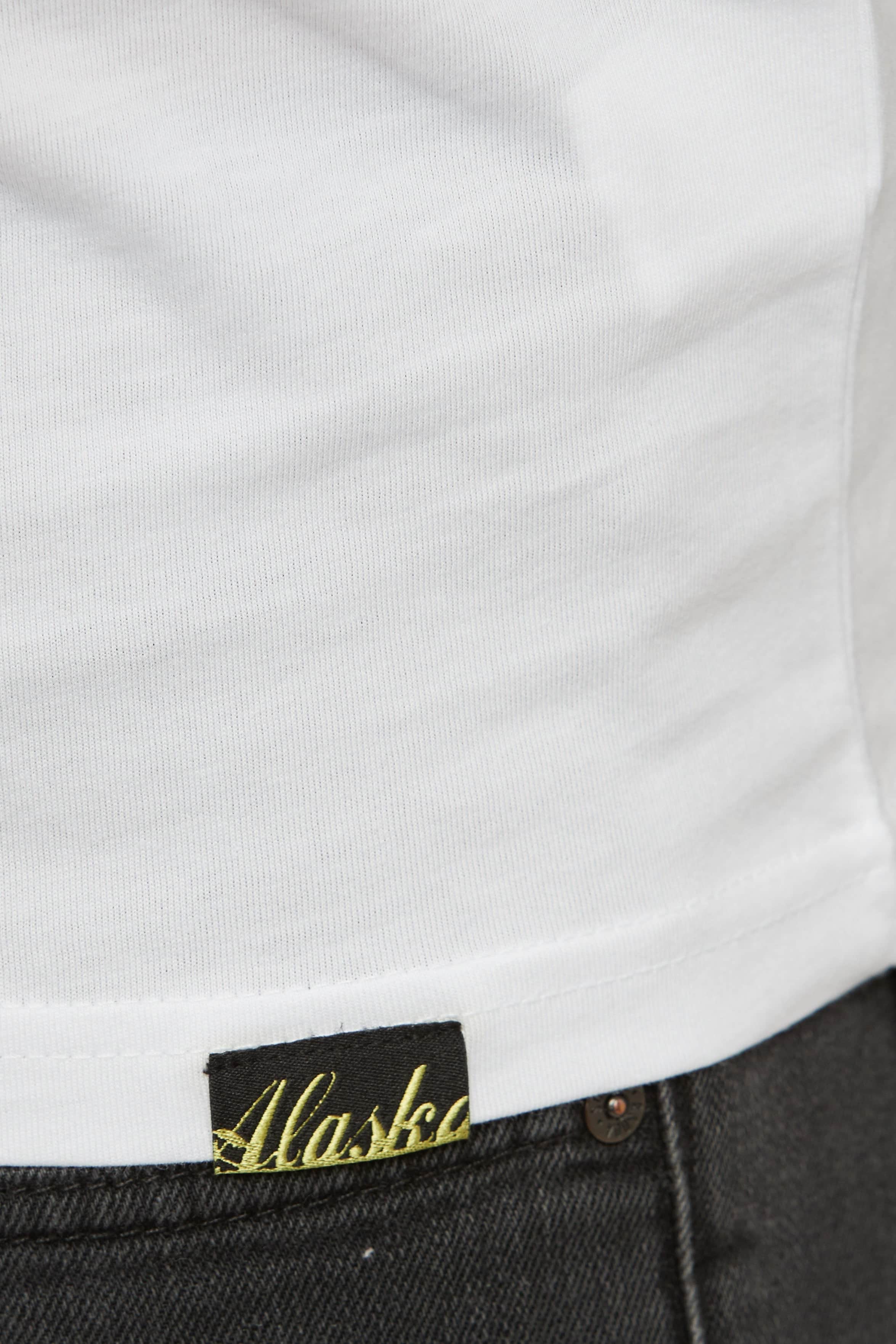 Erik V-Neck Tee White 8