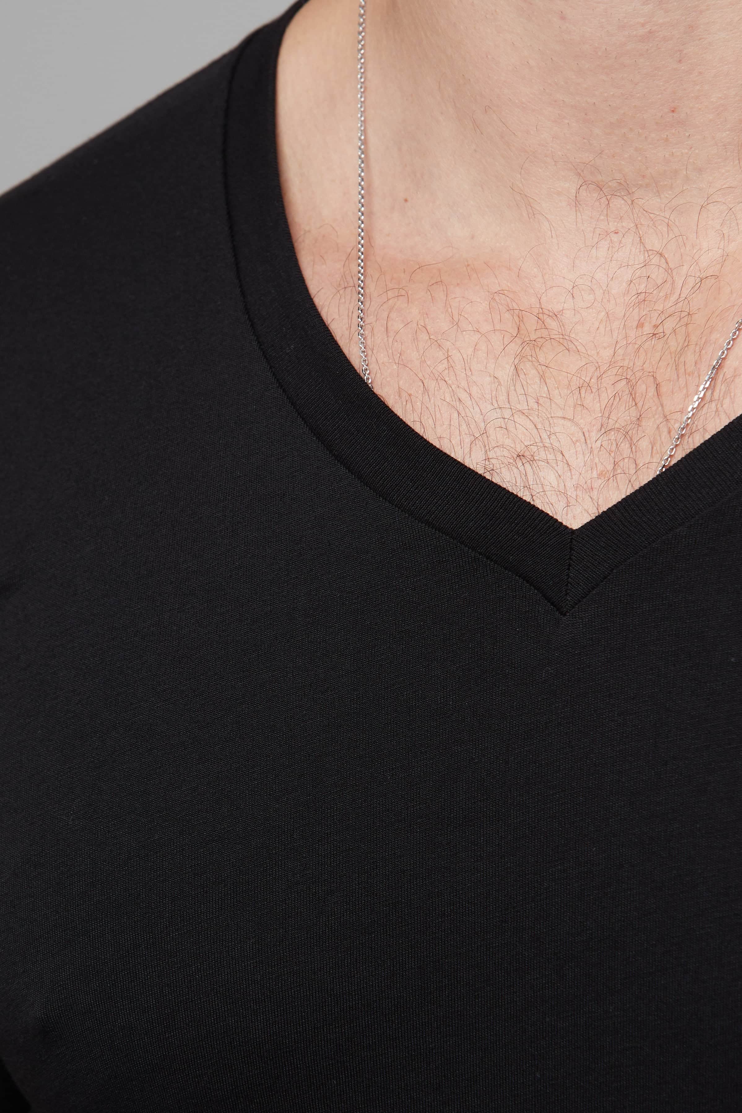 Erik V-Neck Tee Black 6