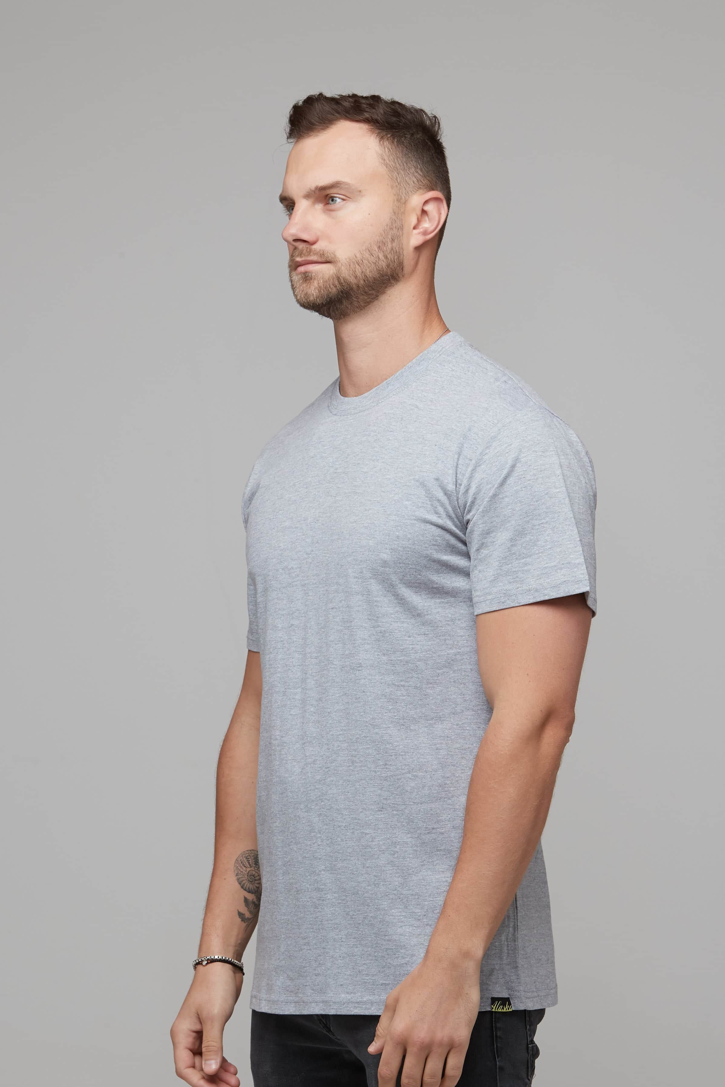 Nico Longline Tee Grey Marle 3