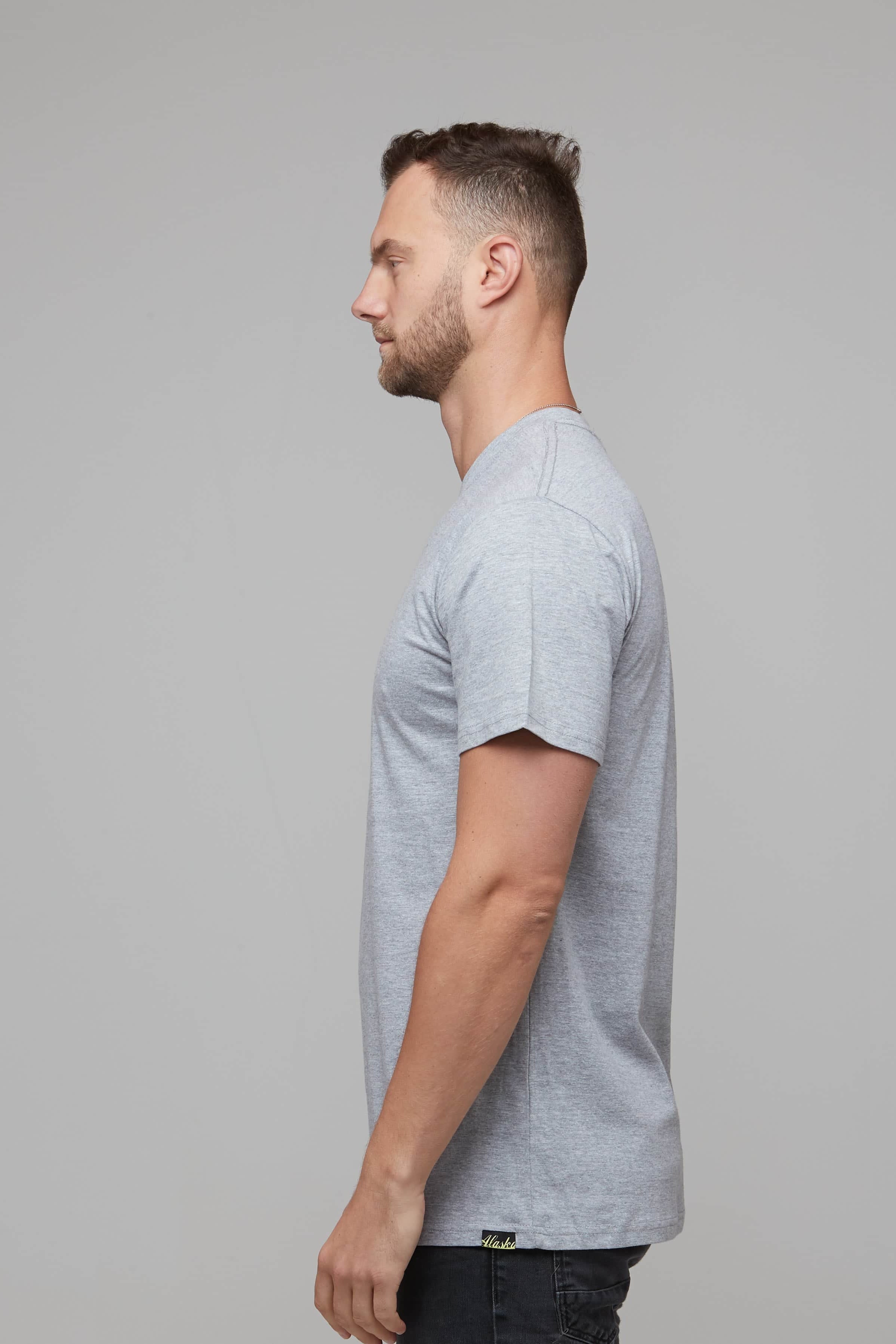 Nico Longline Tee Grey Marle 4