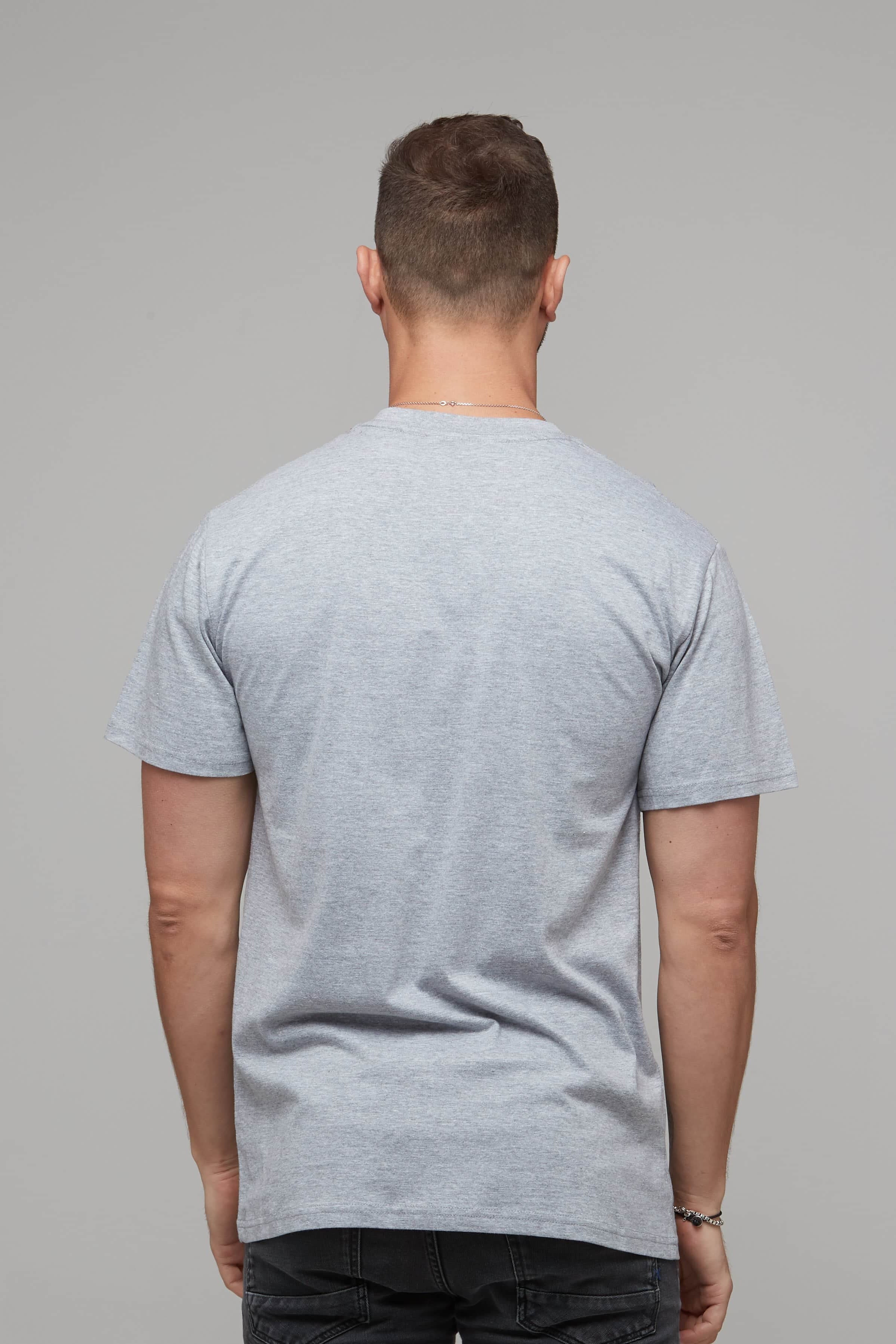 Nico Longline Tee Grey Marle 5